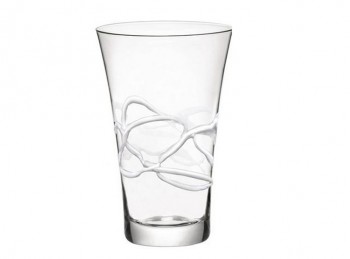 bicchiere bibita succo vetro bormioli cera lacca bianco