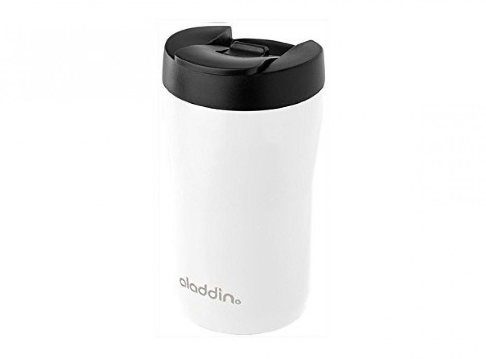 Borraccia In Acciaio Inox Plastic Free, Cap. 500ml, Mantiene I Liquidi Sia Freddi 24h Che Caldi 12h Colore Bianco
