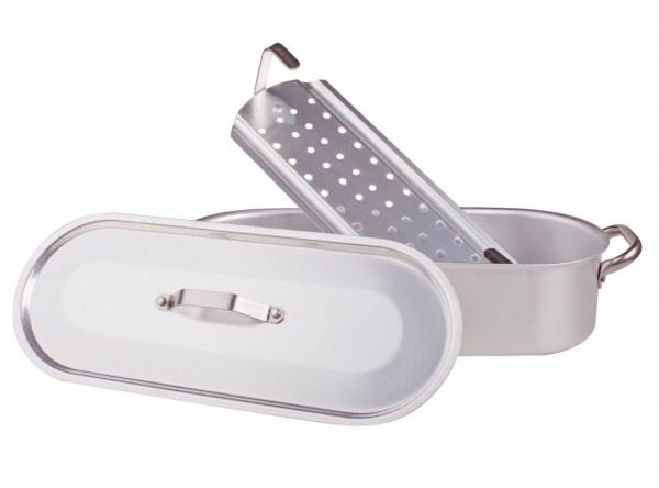 H&H Casseruola Rettangolare Antiaderente Extra Chef Con Coperchio - 5