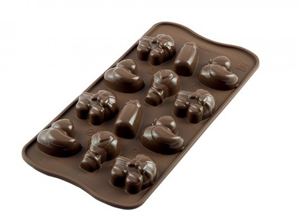 Shuda 1 PCS stampi Silicone Muffin Stampo cioccolatini stampi Forma di Foglia per Cioccolato Caramelle cubetti di Ghiaccio e Pastello Si scioglie 