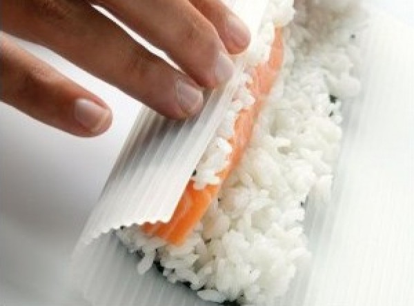 Bianco UPKOCH Stuoia di Sushi Torta al Silicone Tappetino da Picnic Pranzo Antiaderente per Cucina Casa 