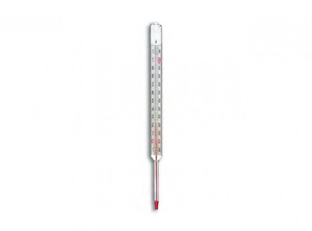 Scheiber Termometro da The 24 cm Misura Fino a 110 °C in Vetro 